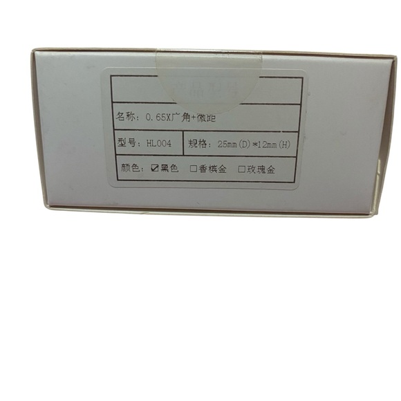 NEW Lens Pro Photo Lens System for Smart Phone HL004 HD 4K Wide Lens Black - Picture 5 of 6